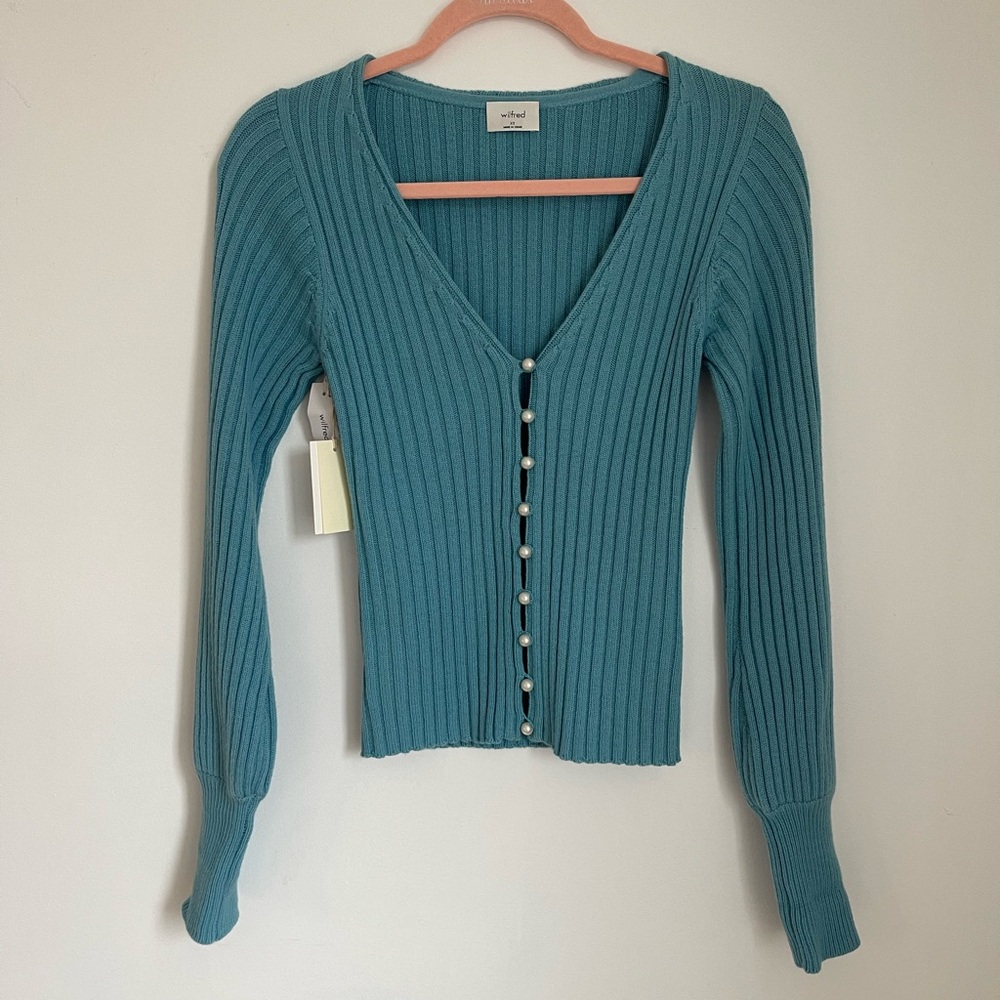 Wilfred pearl Cardigan NWT